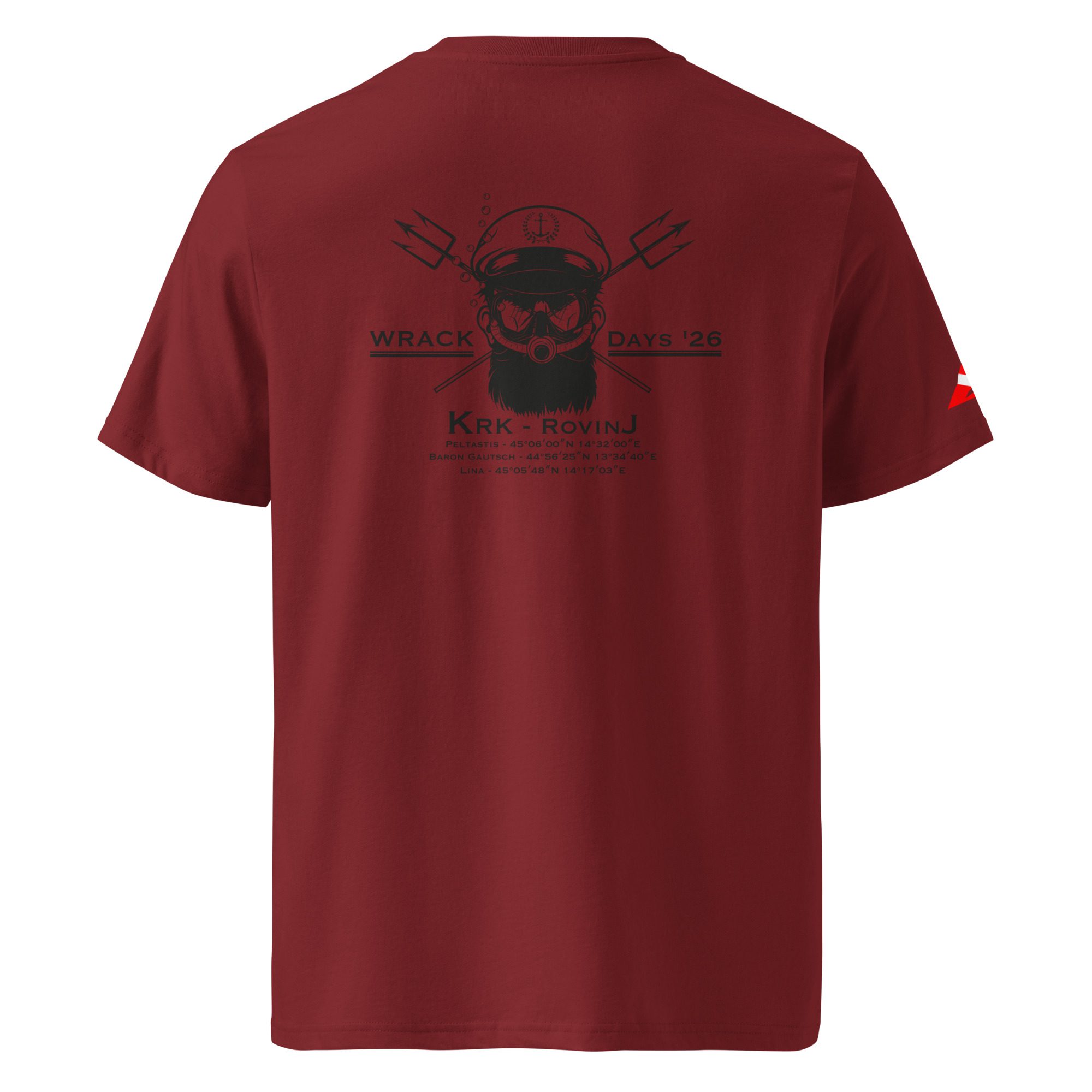 #gettingtothepeak Tee – Wrack Days KRK 2026 (Bio-Baumwolle) – Bild 4