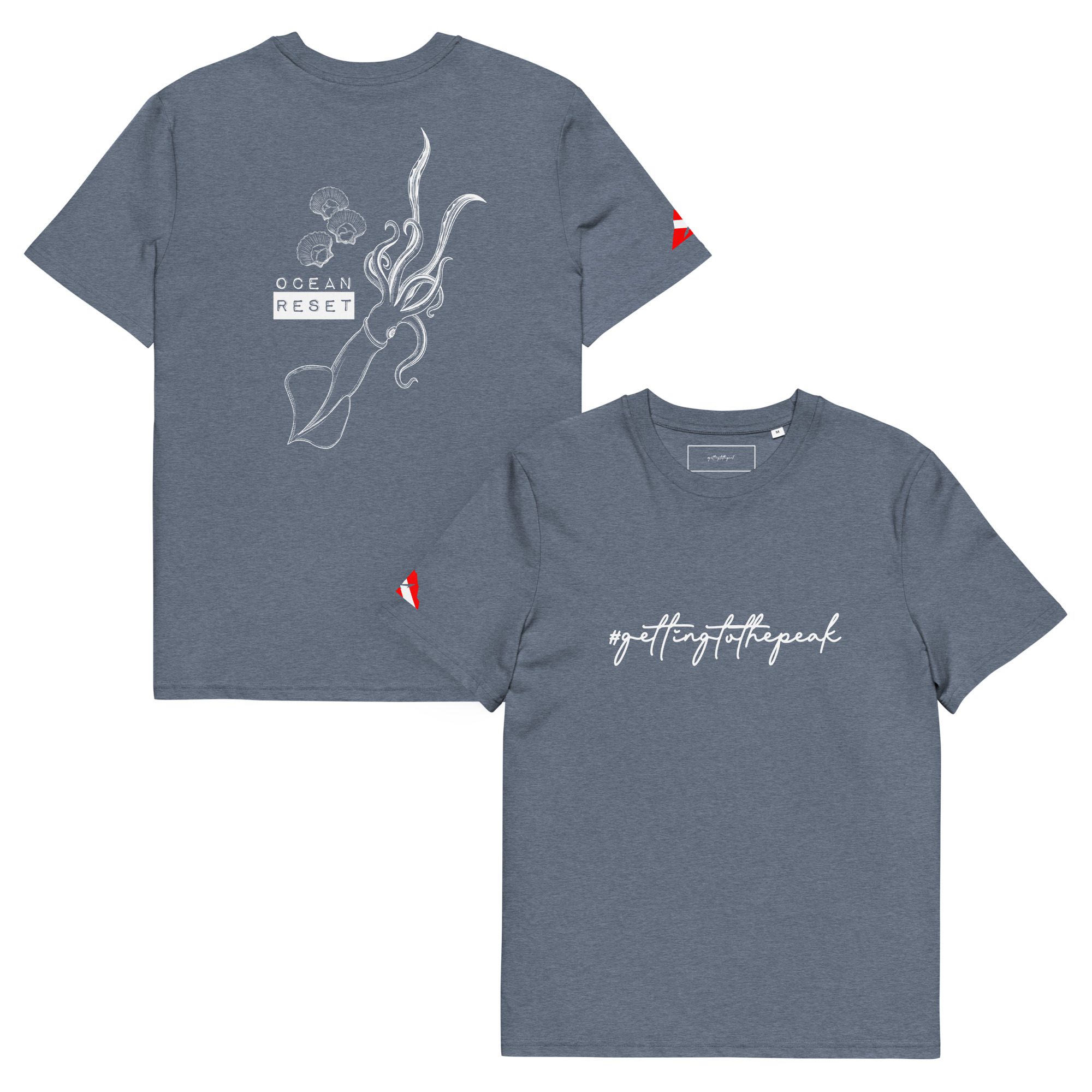 OCEAN Reset – Kalmar T‑Shirt (Unisex, Bio) – Bild 7