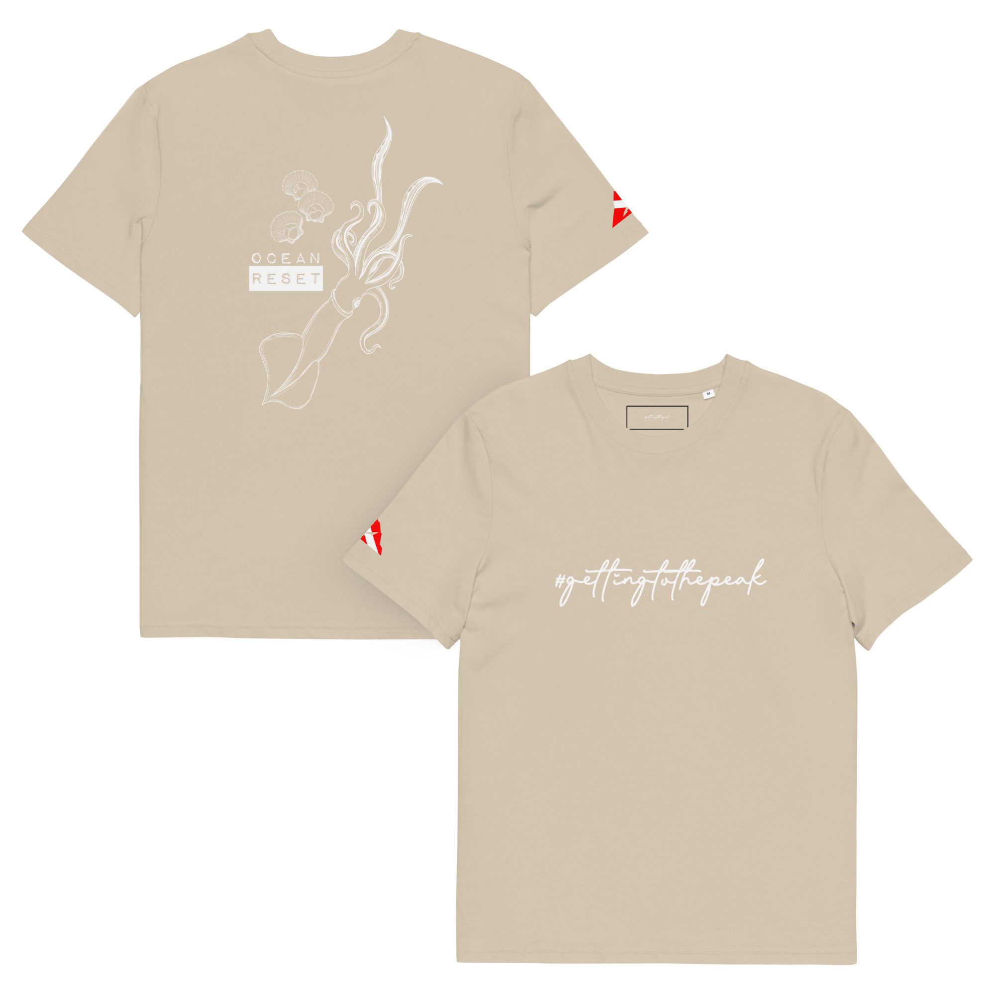 OCEAN Reset – Kalmar T‑Shirt (Unisex, Bio) – Bild 4